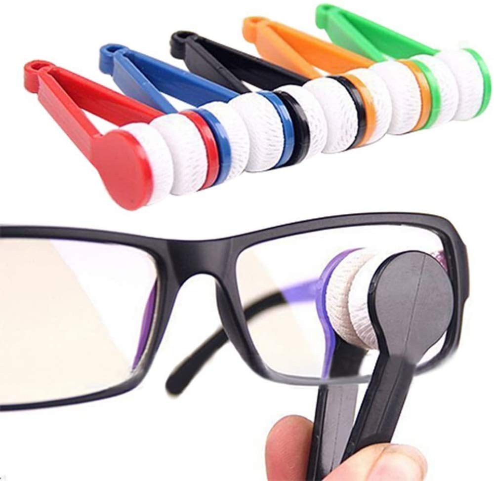 5pcs Mini Eyeglasses Care Cleaning Spectacles Microfiber Cleaner