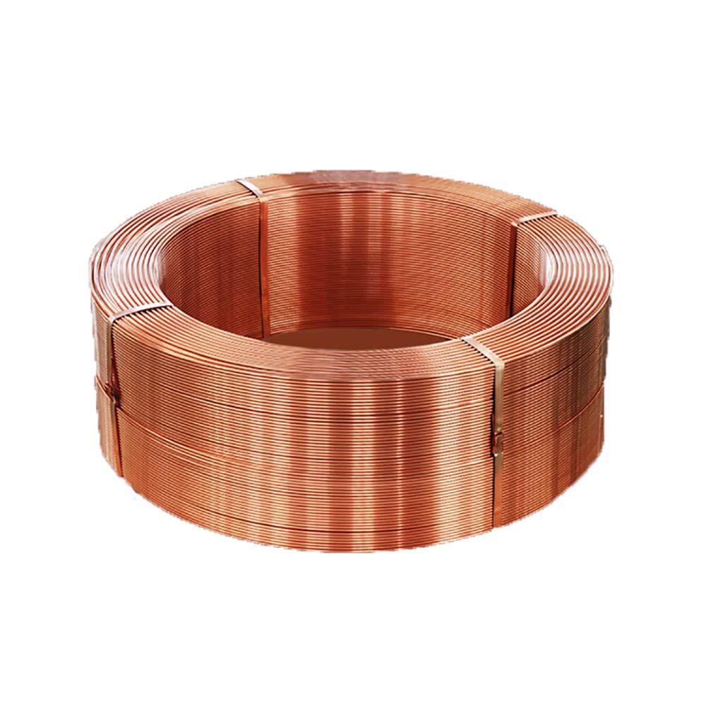 Tubo in rame morbido avvolto, Tubo magnetico in filo di rame smaltato 99,9% T2 morbido, dimensioni multiple(5 meter x 14mm x 1mm)