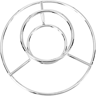 Yardenfun 1Pc Galvanoplastia Assada Prateleira Para Assar Peru Prateleira Ao Ar Livre Grelha Grelhador Pano Para Forno Grade De Ação De Graças Peru Prateleira Para Assar Frango Em