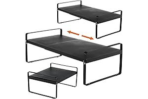 Portable Shoe Rack 3 Pack Expandable Cabinet Shelf