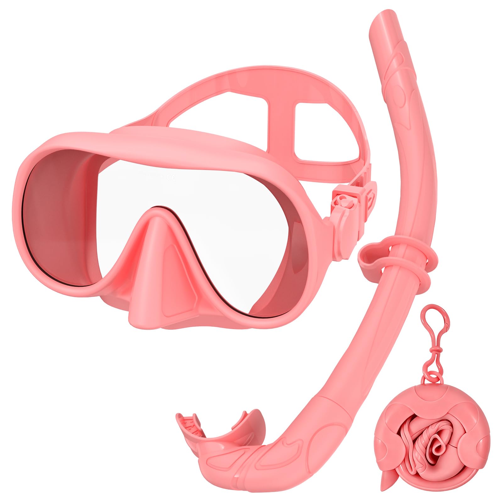 Equipo de esnórquel para adultos, juego de esnórquel, máscara de buceo con parte superior seca, gafas de natación para adultos, juego de buceo