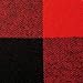 MKLFBT Pack of 2 Christmas Red and Black Buffalo Check Plaid Throw Pillow Covers 18 x 18 Cushion Cover Valentine's Day Decor Cotton Polyester Pillowcase for Sofa Couch Car Bedroom