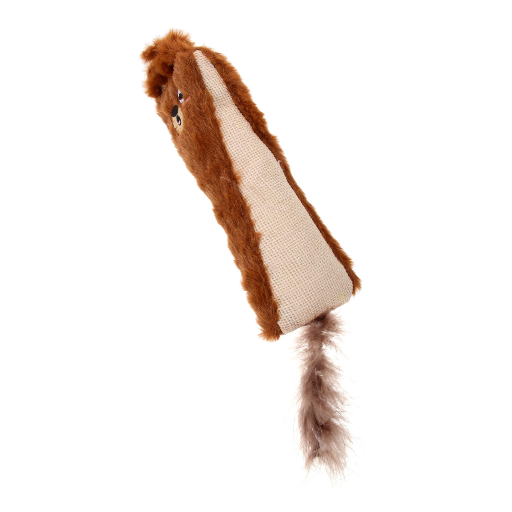 Toddmomy Jouet à Mâcher pour Chat Peluche avec Herbe à Chat Et Papier Froissé Jouet Interactif pour Jouer Et Mastiquer