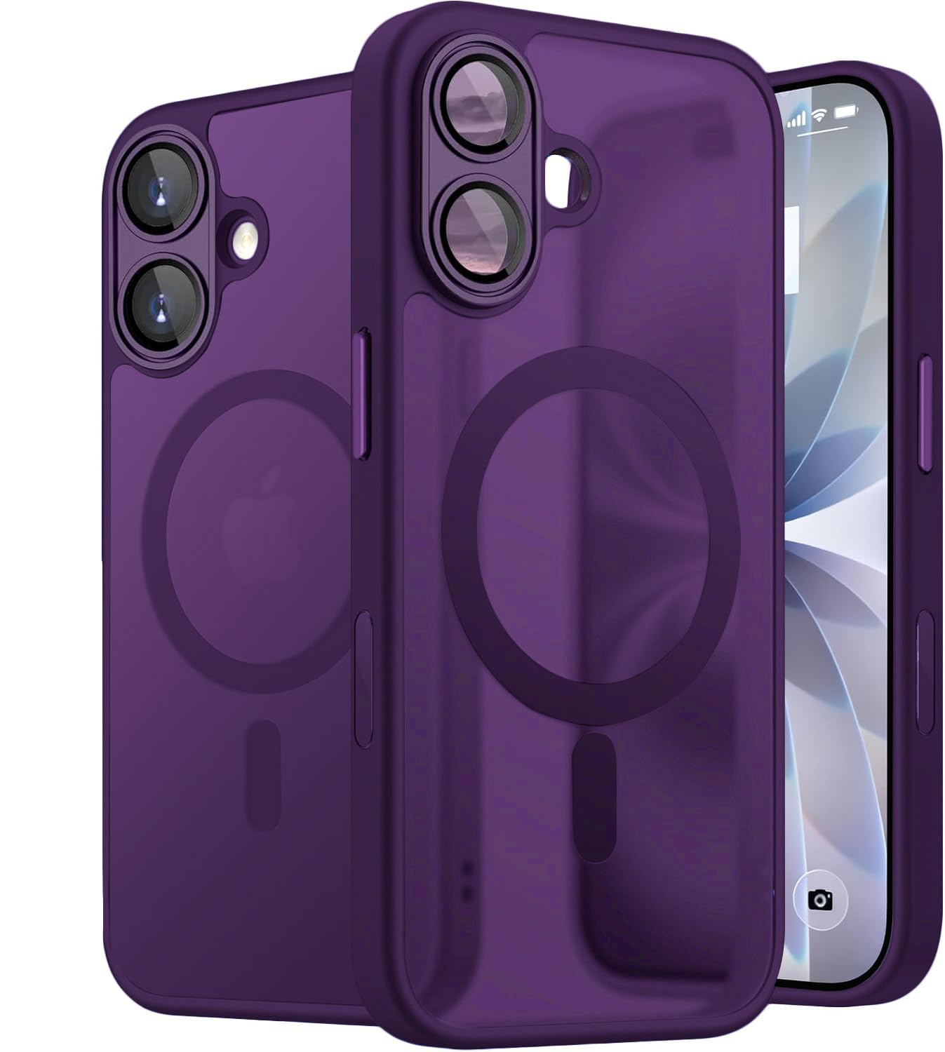 Elzzi Magnetic Magsafe for iPhone 18 Pro Max/iPhone 17 Pro Max Case (Compatible with MagSafe) Slim Translucent Matte Shockproof with Anti-Fingerprint Phone Case, Burgundy — Amazon image 12