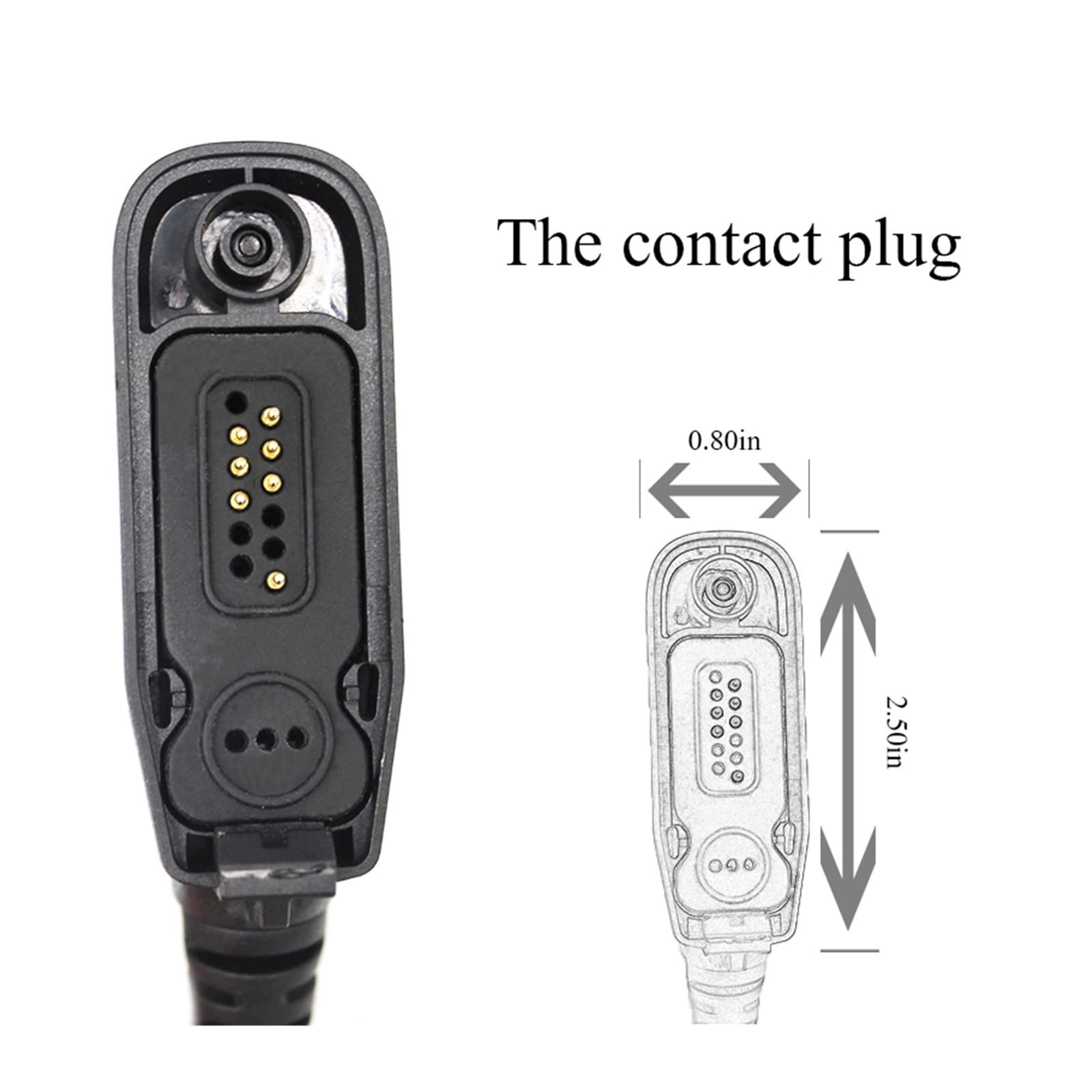 Zdalny mikrofon głośnikowy ze wzmocnionym kablem pasującym do radia for Motorola APX1000 APX6000 APX7000 APX8000 XPR6350 XPR6550 XPR7350 XPR7550 Walkie talkie mikrofon