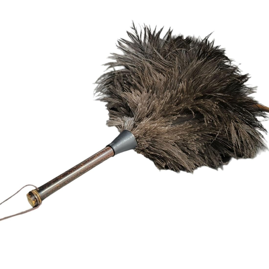 feather duster， Fluffy Dusters With Handle Use Reusable For Home, Office, Bedroom, Small Feather Duster(Grey)