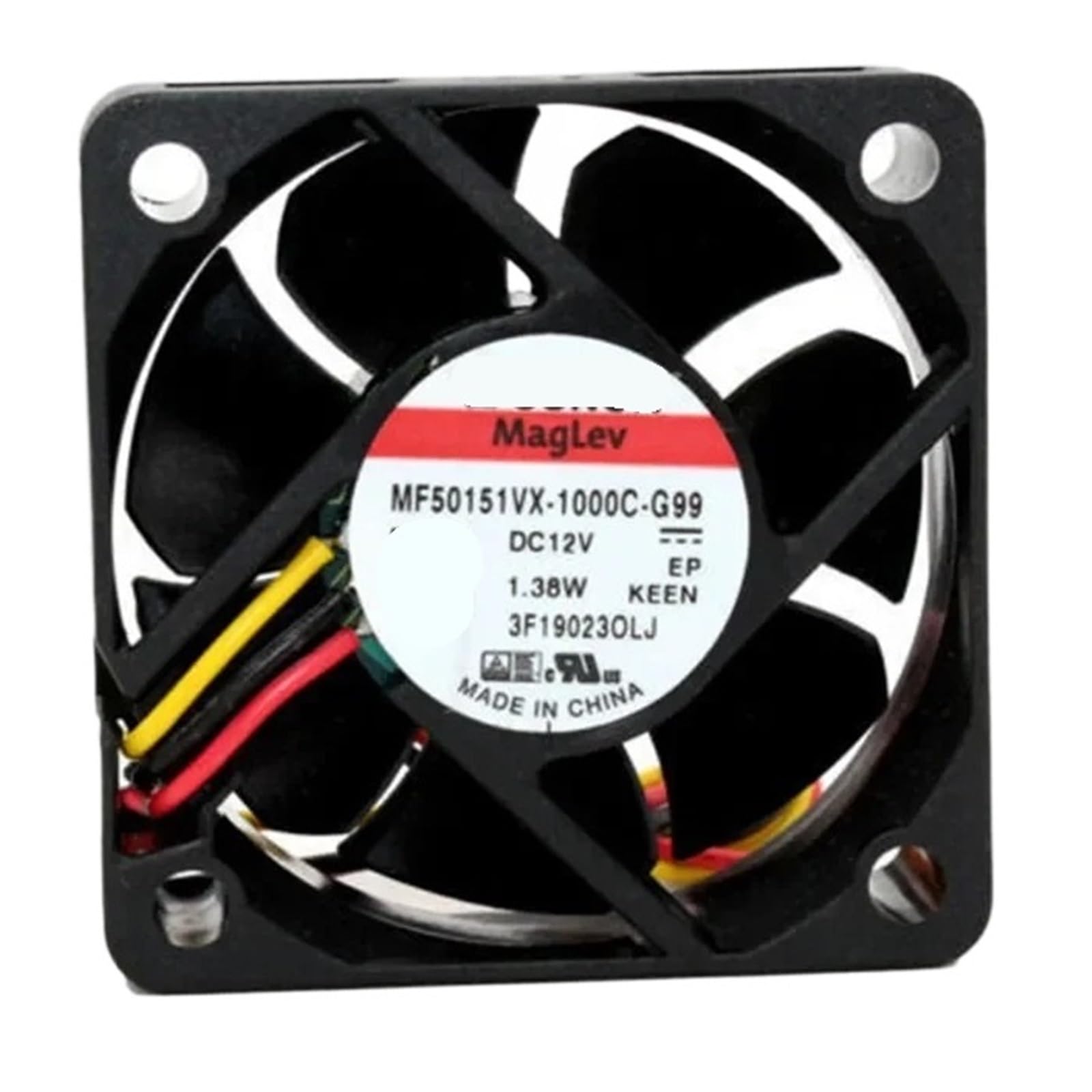 YMUGUEGH MF50151VX-1000C-G99 5015 12V 1.38W Fan 5Cm 3-WIRE
