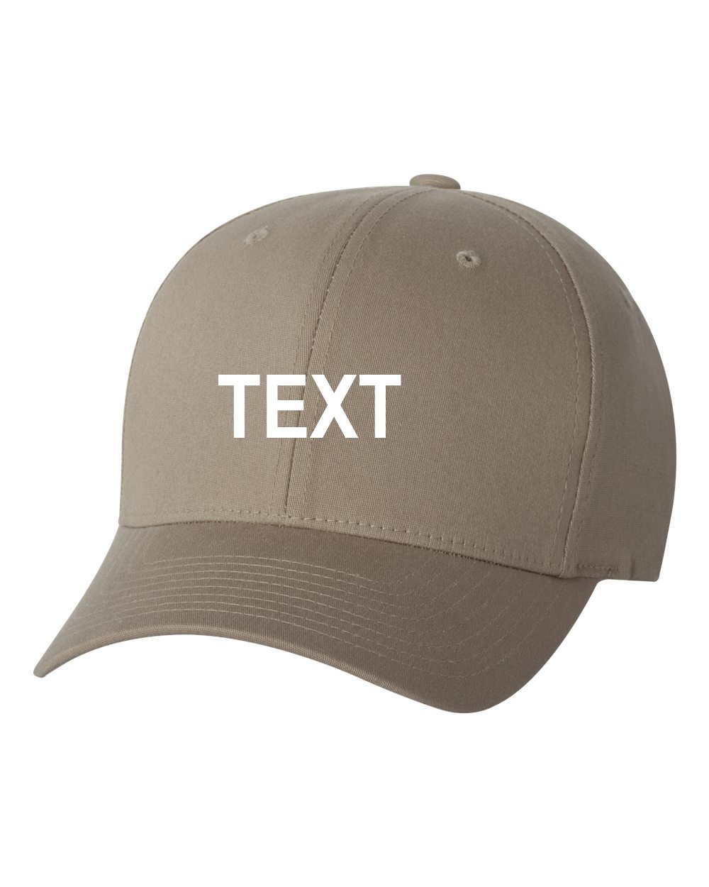 Flexfit Custom Name Embroidered 5001 V-Flex Twill Fitted Baseball Cap