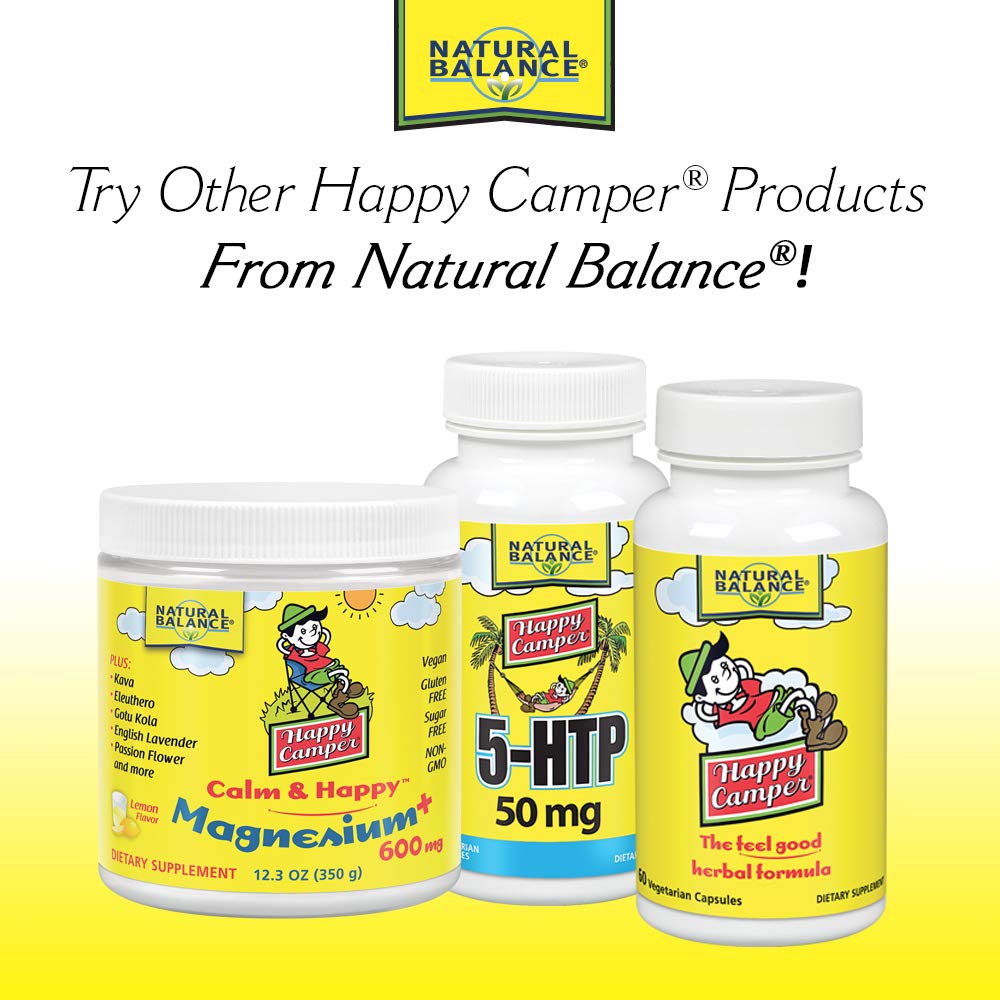 Natural Balance Happy Camper Kava Kava Root Extract 70mg Kavalactones Calm & Relaxation