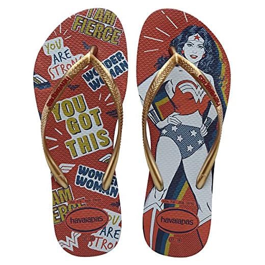 Chinelo Slim Heroinas, Havaianas, Meninas, Marinho, 31/32