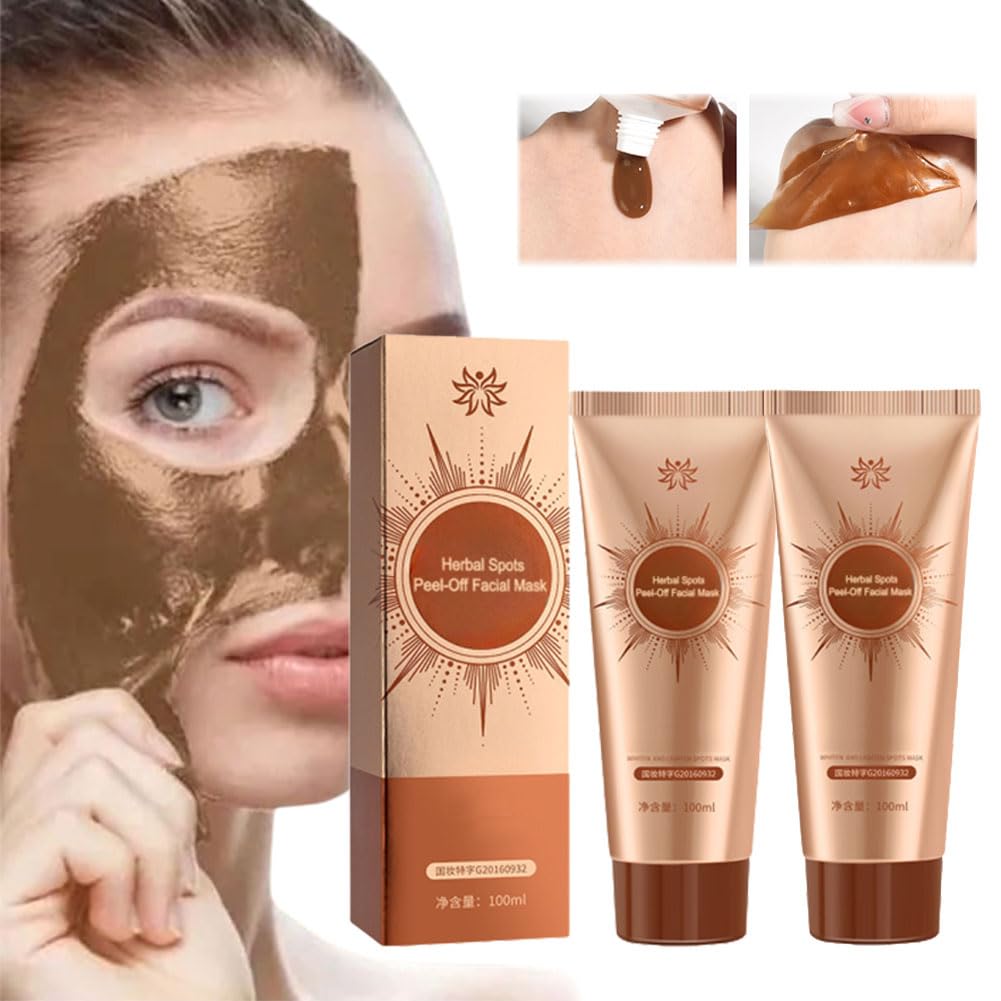 Herbal Spots Peel-Off Facial Mask, Spot Peel off Mask, Anti-Aging Anti-Wrinkle Tear-Off Peel off Face Mask, Face Mask for All Skin Types, Deep