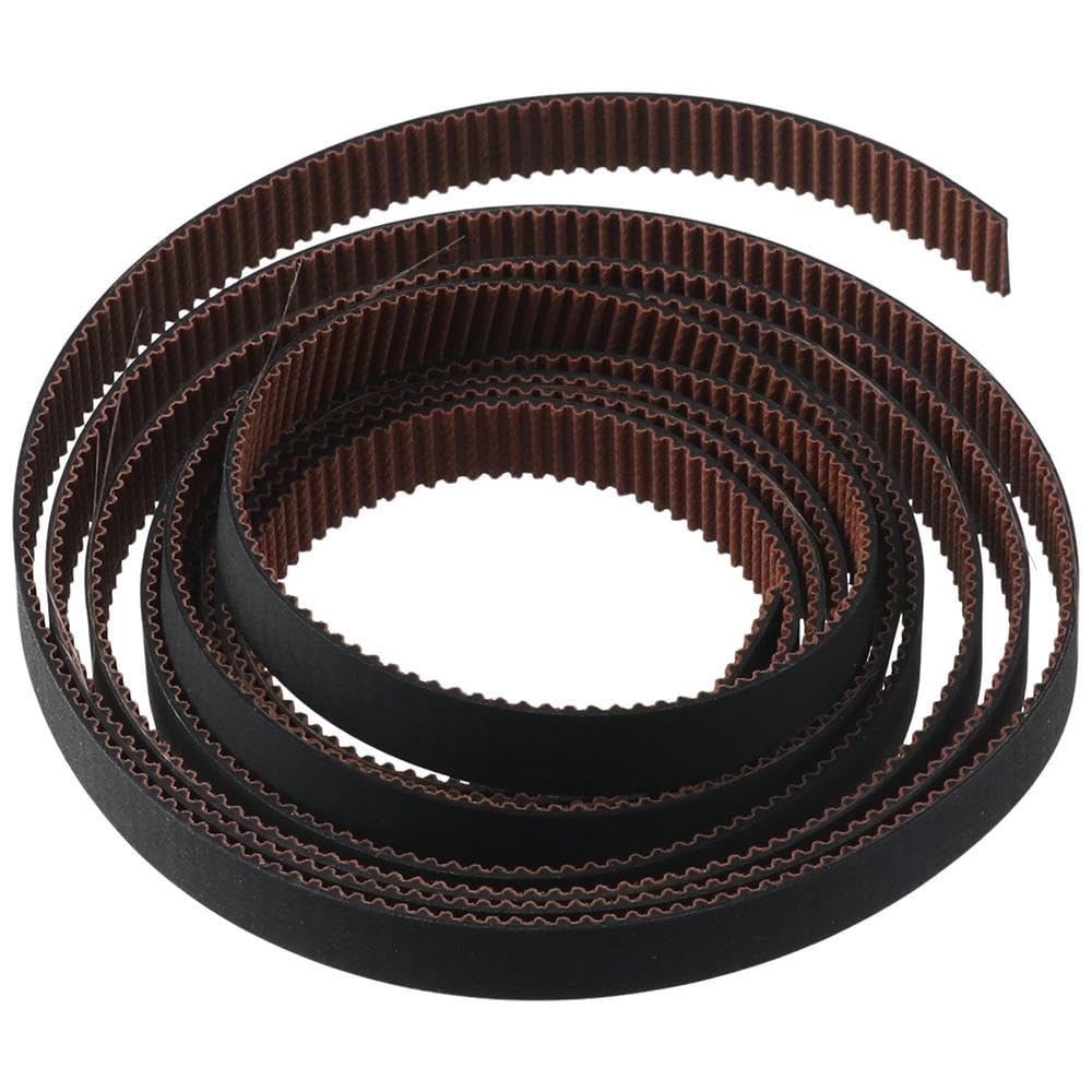 HOBBYIN 2M 3D Printer Synchronous Belt, GT2-9mm Timing Belt with Rubber Step Belt, Upgrade Non-Slip Version, Width 6mm, Fit for 3D Printer and Most Belt Driven Printers