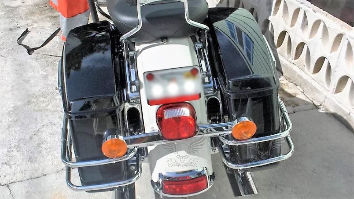 Saddlebag Guard Rails For Harley Davidson Electra Glide Road King CVO 2014+ Buy Online in UAE