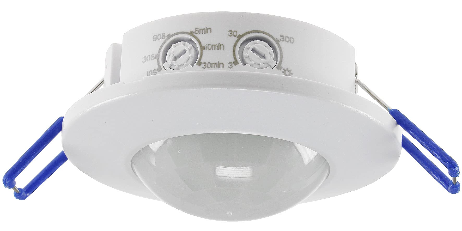 Détecteur De Mouvement Intérieur ChiliTec - Mini Capteur 6 M - 360° - 230 V - Compatible LED - Blanc - Pour Plafond, Placard Ou Lampe