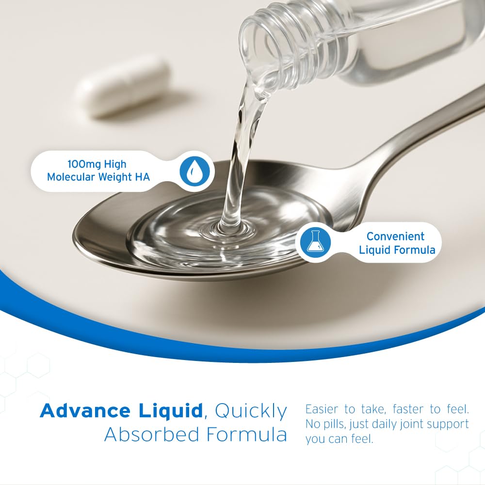 Hyalogic 100mg Hyaluronic Acid Liquid Supplement - Joint Support, 12oz — Amazon image 4