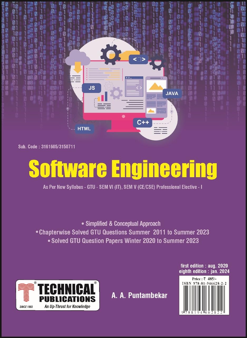 Software Engineering for GTU 18 Course (V - Comp./Prof. Elec.-I - 3150711) – 2020 Edition