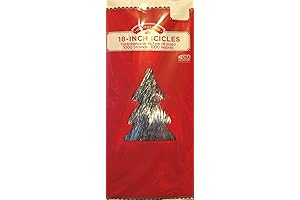 Silver White Christmas Tree Tinsel Icicles