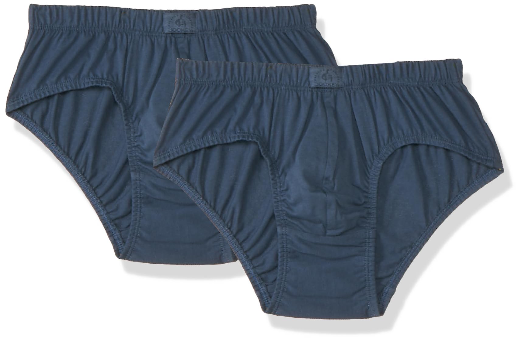 jockey 8035 Men's Super Combed Cotton Solid Brief with Ultrasoft Concealed Waistband (Pack of 2)_Dark Denim_S-picture-10