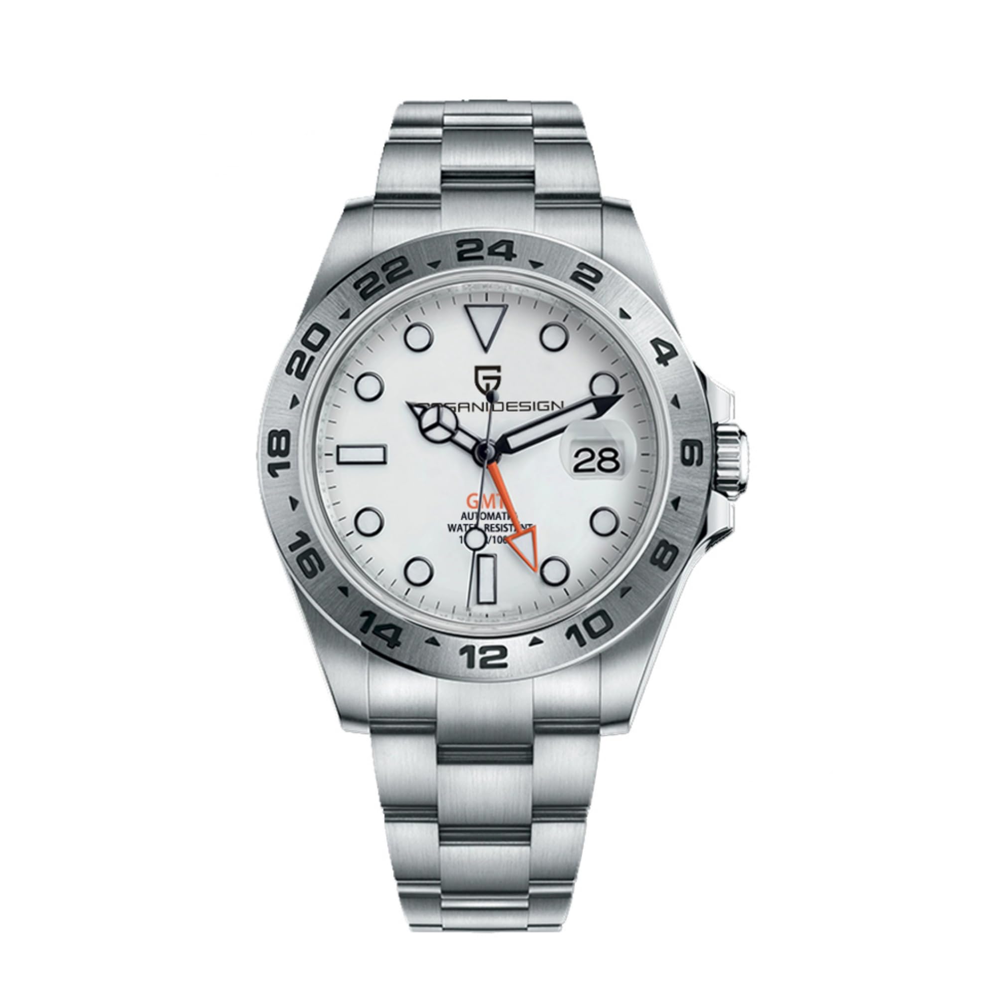 Pagani Design Mens Automatic Mechanical Watch, GMT 42 mm, Waterproof, Stainless Steel, Sapphire Glass, White., Sporty, Classic (B08ZCQNBXZ) Amazon Price History, Amazon Price Tracker