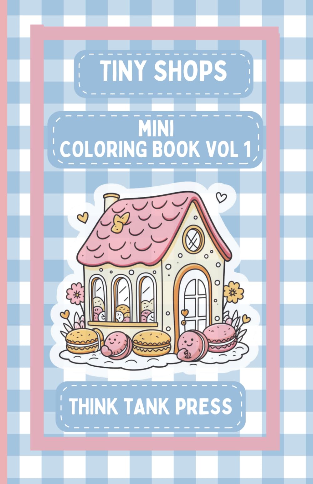 Tiny Shops: Mini Coloring Book