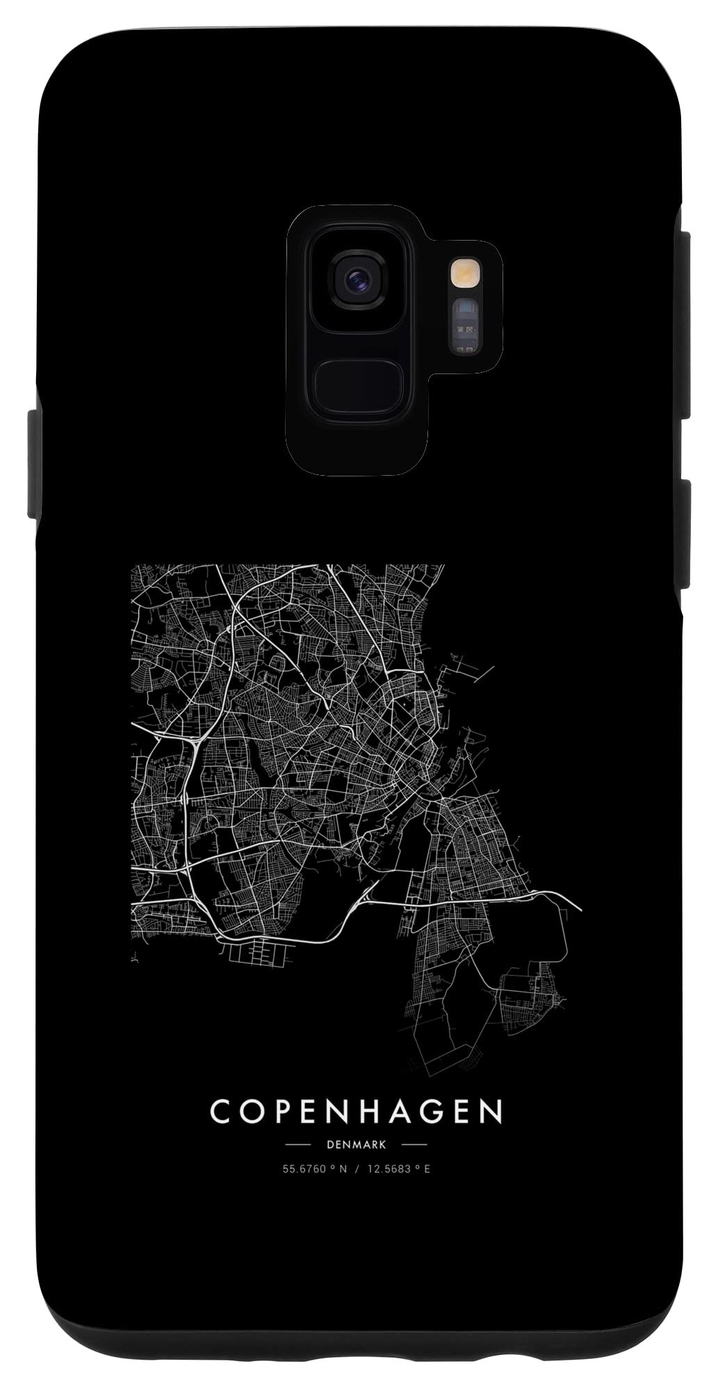 Galaxy S9 copenhagen denmark Funny City Coordinates Skyline City Map Case