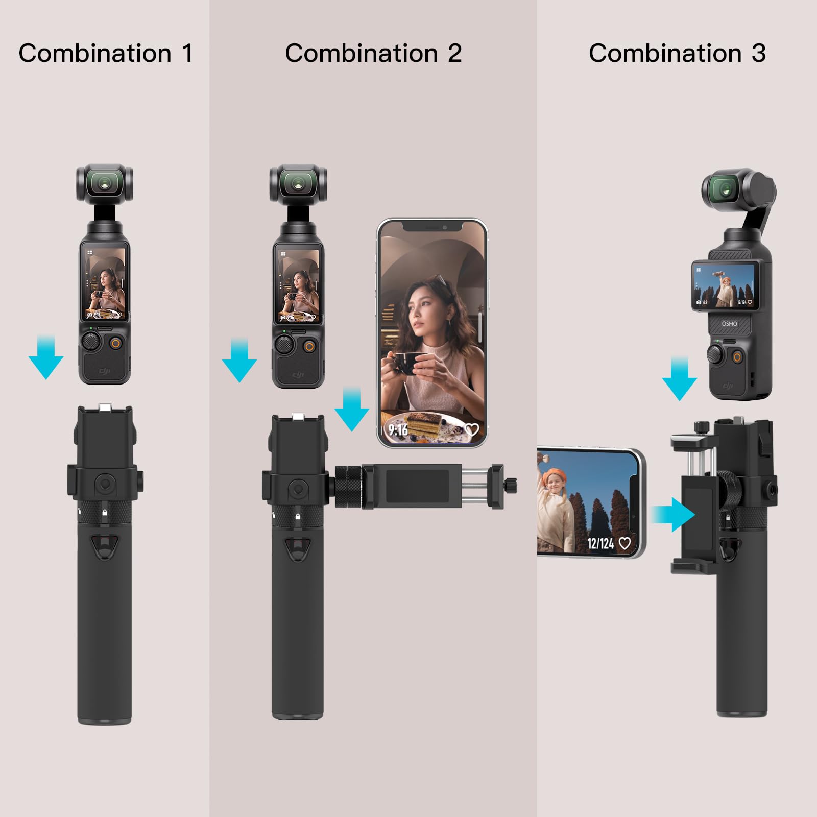 Amazon | Smatreeポータブルスタンド DJI Osmo Pocket 3に適しており 