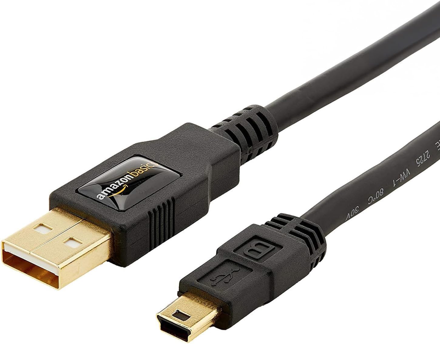 AmazonBasics USB 2.0 Cable - A-Male to Mini-B - 6 Feet (1.8 Meters)
