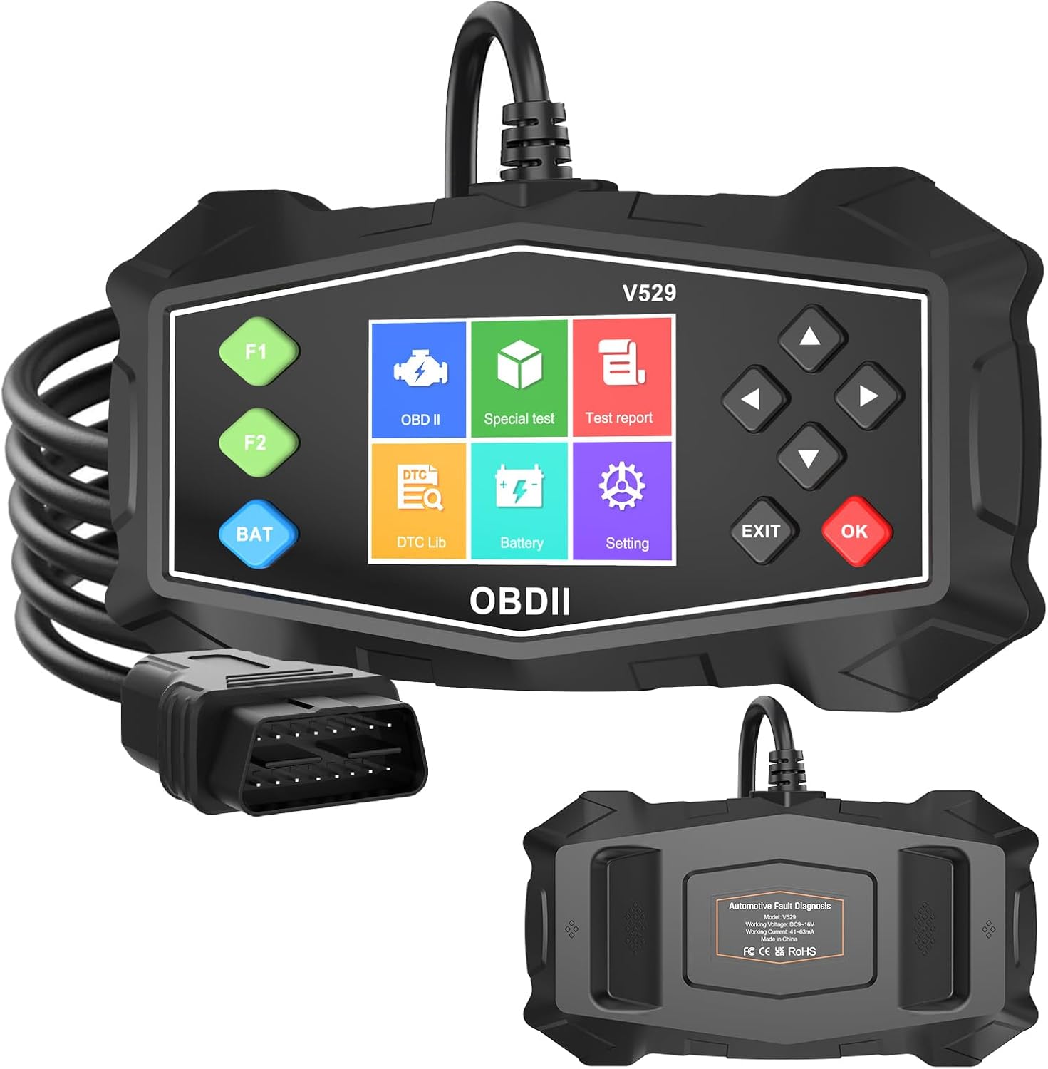 OBD2 Scanner Diagnostic Code Reader,Automotive OBD II Engine Light ...