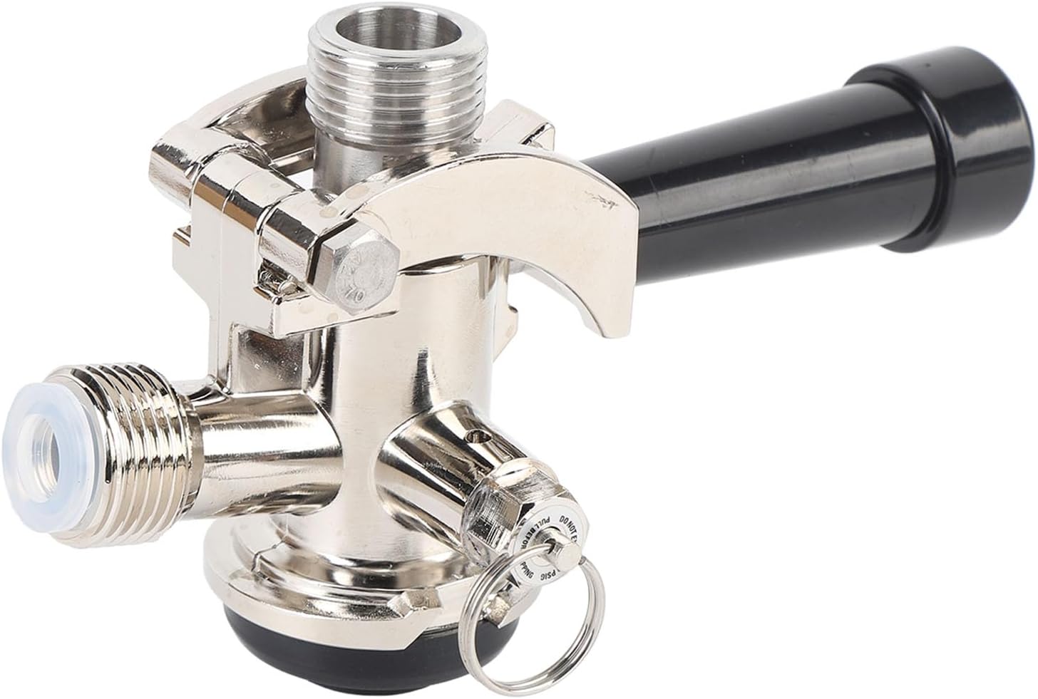Luocute Keg Coupler, 304 Stainless Steel D Type Dispenser with Efficient Filtration System for Kegerator