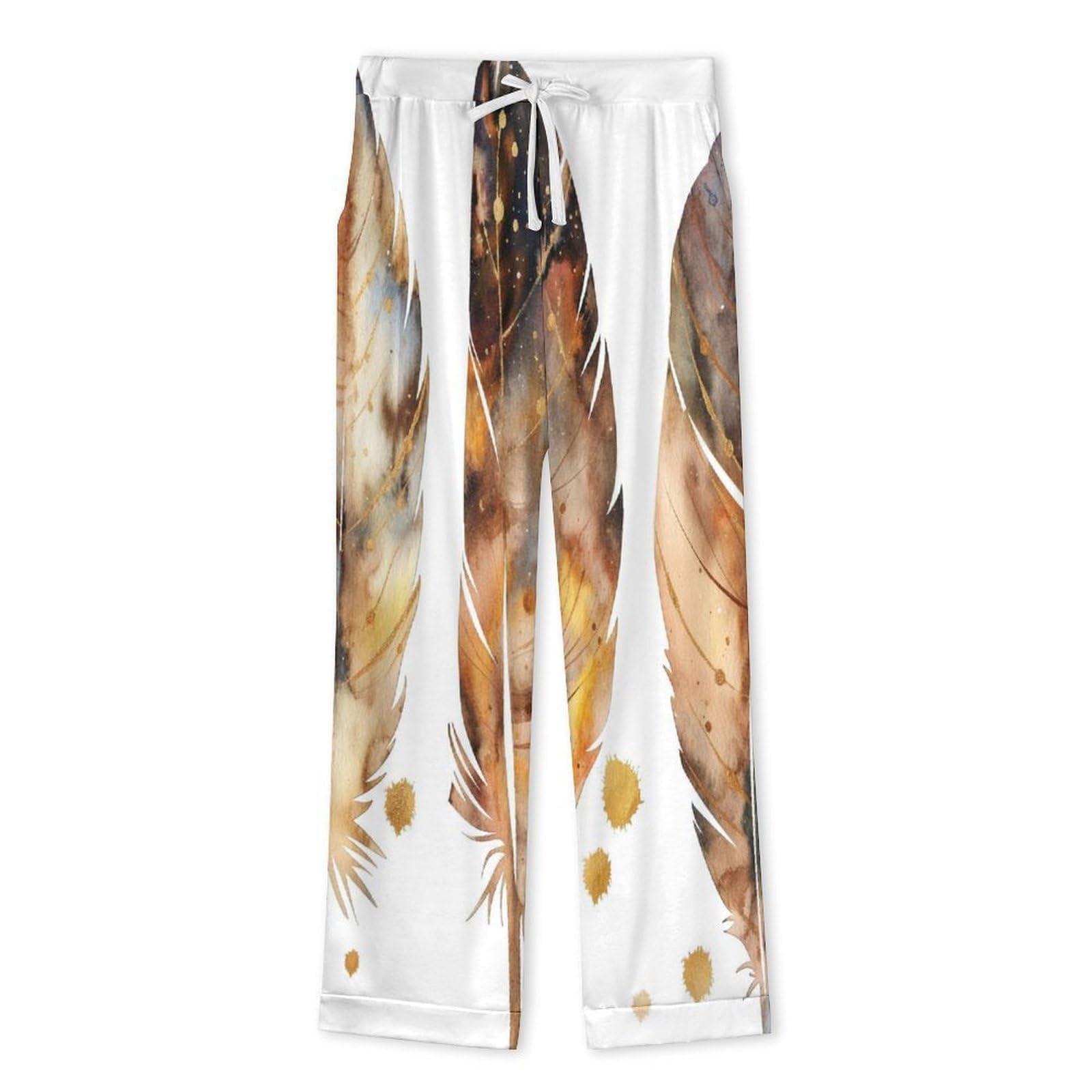 OLEETS Completo Pigiama da Uomo 2 Pezzi - Modelli Astratti Pigiama Invernale Casual Morbido da Notte Completo con Top E Pantaloni A Maniche Lunghe 2 Pezzi Pigiama Largo