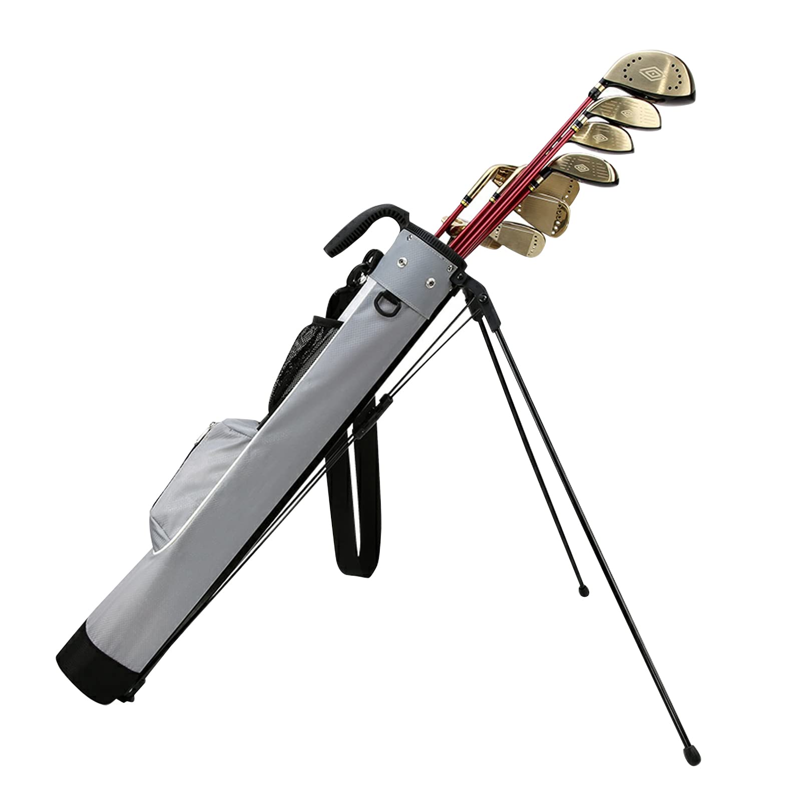 PGM Golf Bags - Lightweight PGM Golf Bag with Strap and Stand – Easy to Carry and Durable Pitch Putt Golf Bag – Golf Stand Bag for The Driving Range, Par 3 and Executive Courses – Golf Gun Bag 2.0