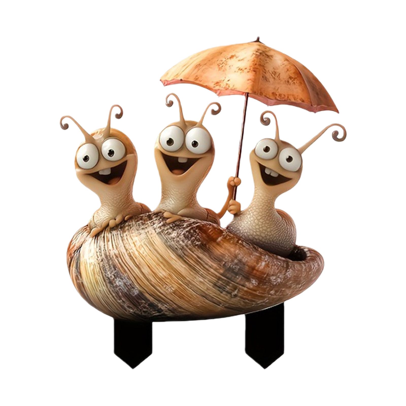 Xjdzineq Garden Yard Planter Art Whimsical Snail Animal Stakes Decoration Outdoor Decoration Gardening Decorative Stake Garden Stake Decorations