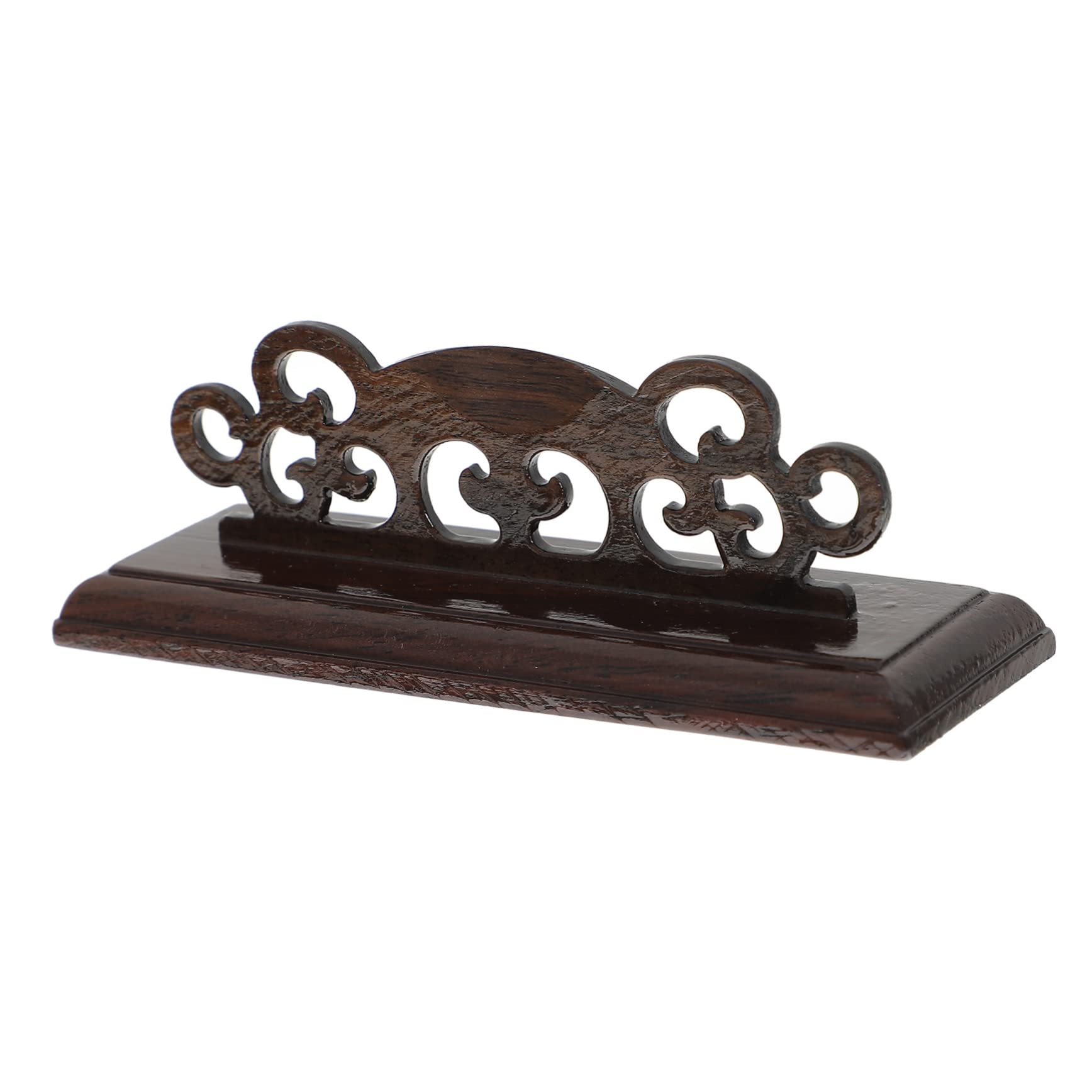 CabilockFan Display Stand Wooden Fan Display Rack Fan Stands Fans Wooden Stand Fan Display Holder Japanese Fan Holder Fans Display Base Japanese Folding Fan Holder Fans Display Bracket