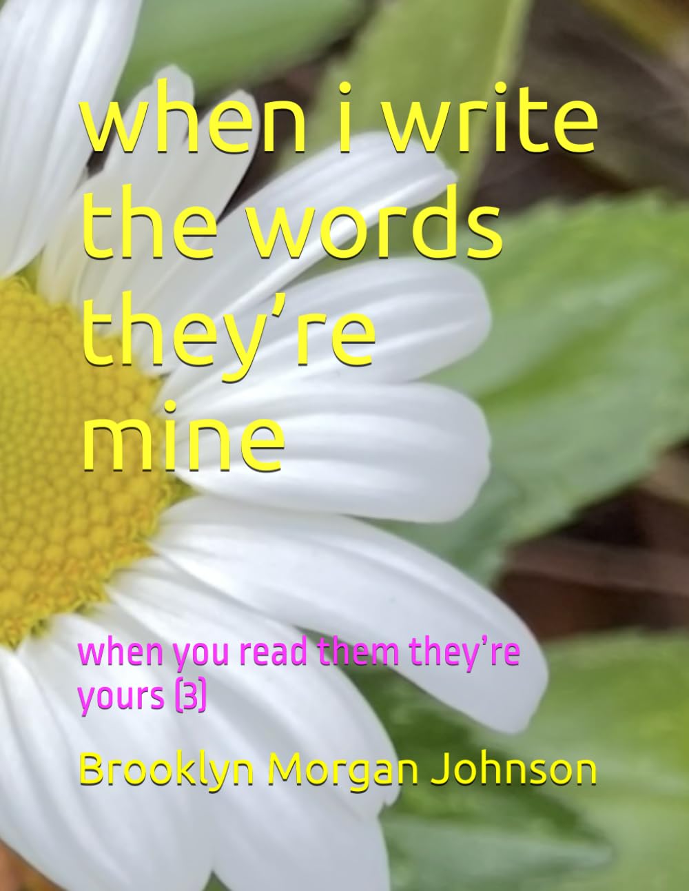 when i write the words they’re mine: when you read them they’re yours (3)