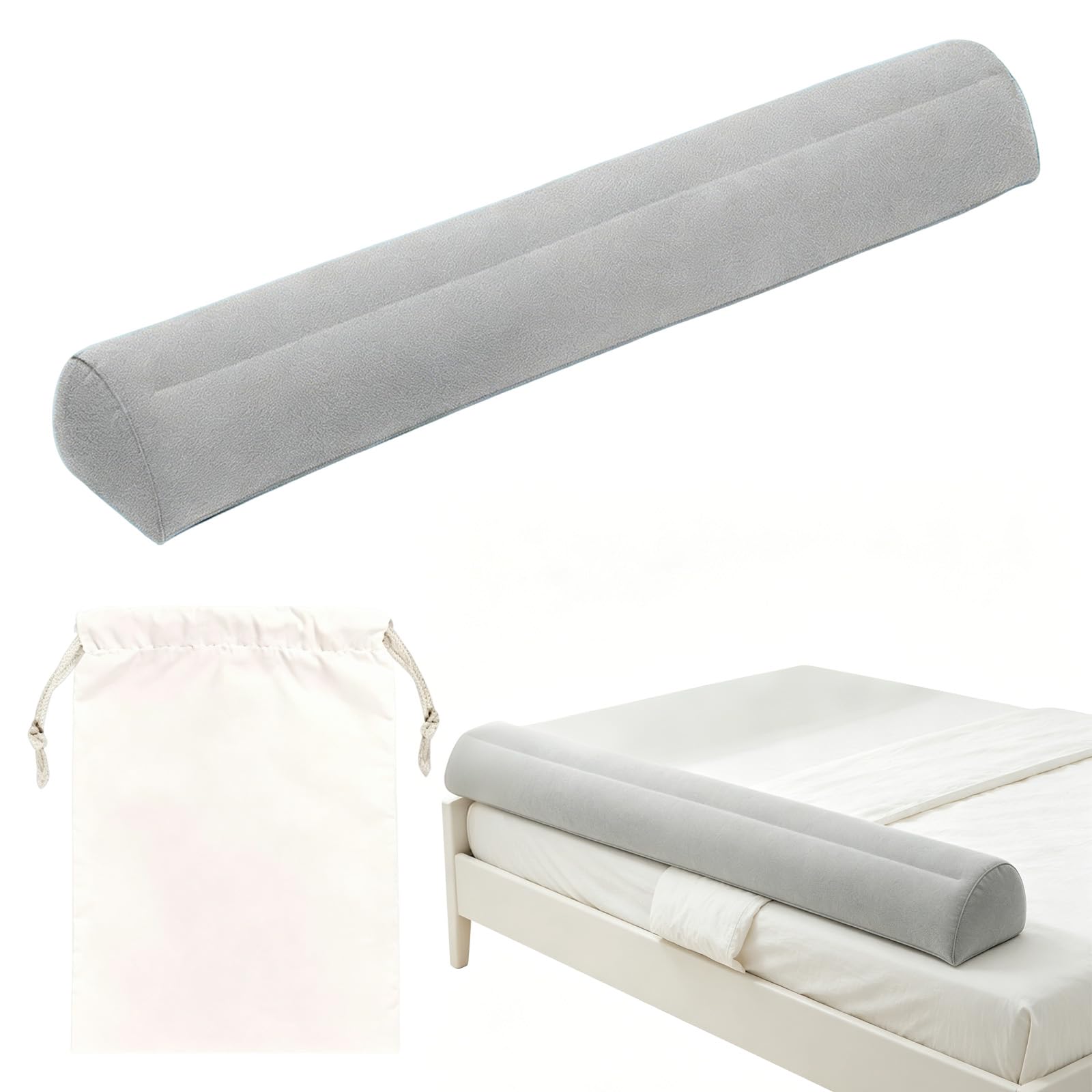 Inflatable Bed Rail for Toddlers, Inflatable Bed Guard, Carry Bag Included