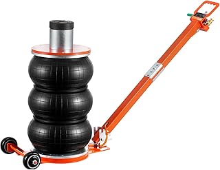 VEVOR Air Jack, 5 Ton/11000 lbs Triple Bag Air Jack, 4-10 S Lifting Pneumatic Jack with Heightened Column Lift up to 21.5