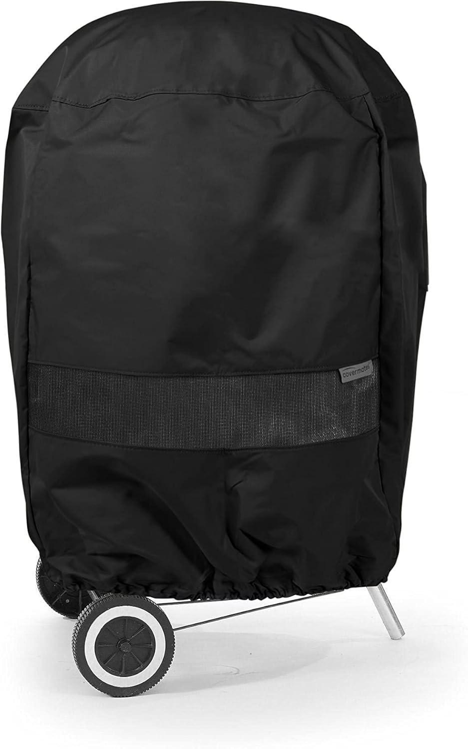 Covermates Charcoal Kettle Grill Cover - Weather Resistant Outdoor Cover, Extra Large Water-Resistant Covers for Outside Smoker, Classic 12-Guage Vinyl, 29 Diameter x 34H, Black