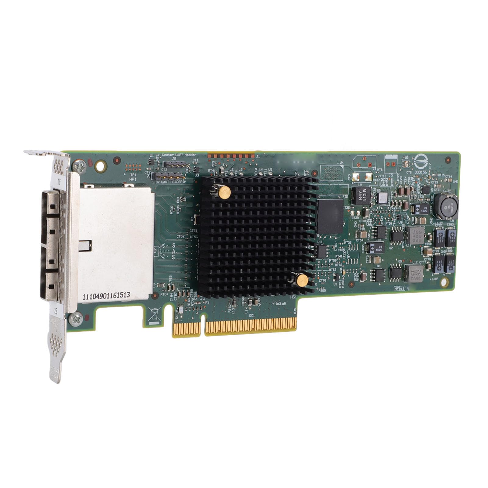 Fabater Adaptador HBA SAS 9207-8e de 6 Gbps con 8 Puertos Externos para Aplicaciones de Virtualización de Alta E/S en Servidores NAS/Almacenamiento