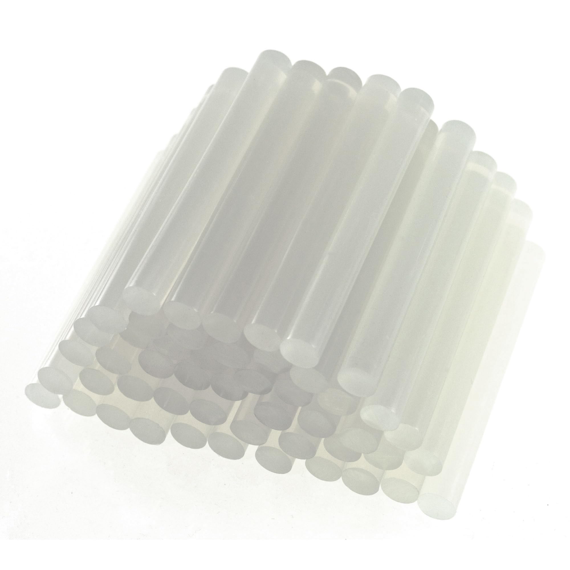 Amtech S1872 Set of Clear Glue Gun Sticks for Hot Melt Crafting, Decorating and Bonding, 50 Pieces, 11mm x 100mm