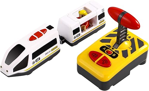 STOBOK Juguete de tren eléctrico, tren locomotora, potente juego de tren bala, funciona con pilas, juguetes de tren bala para niños pequeños