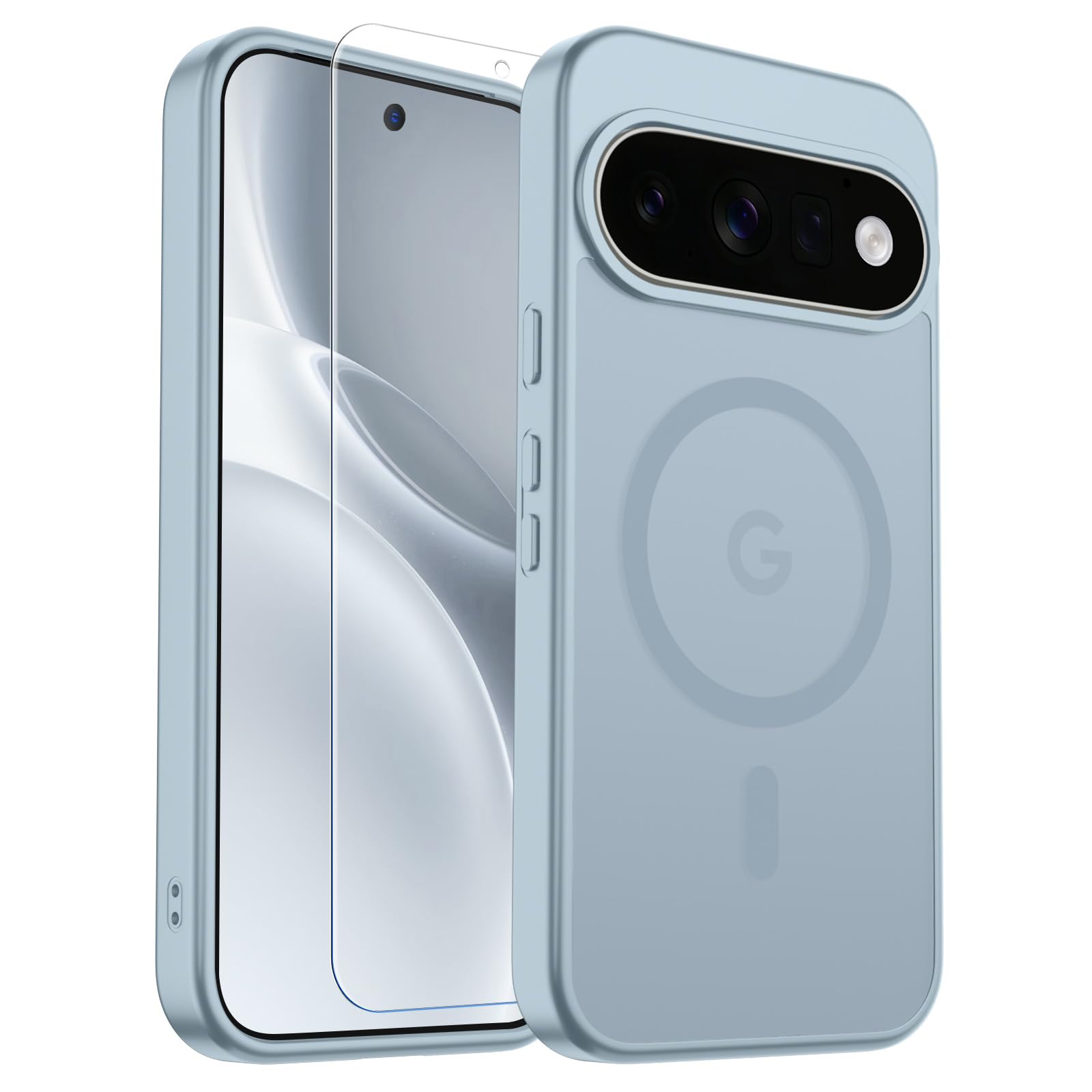 SUPFINE Magnetic for Google Pixel 11 Case - Sliver Blue