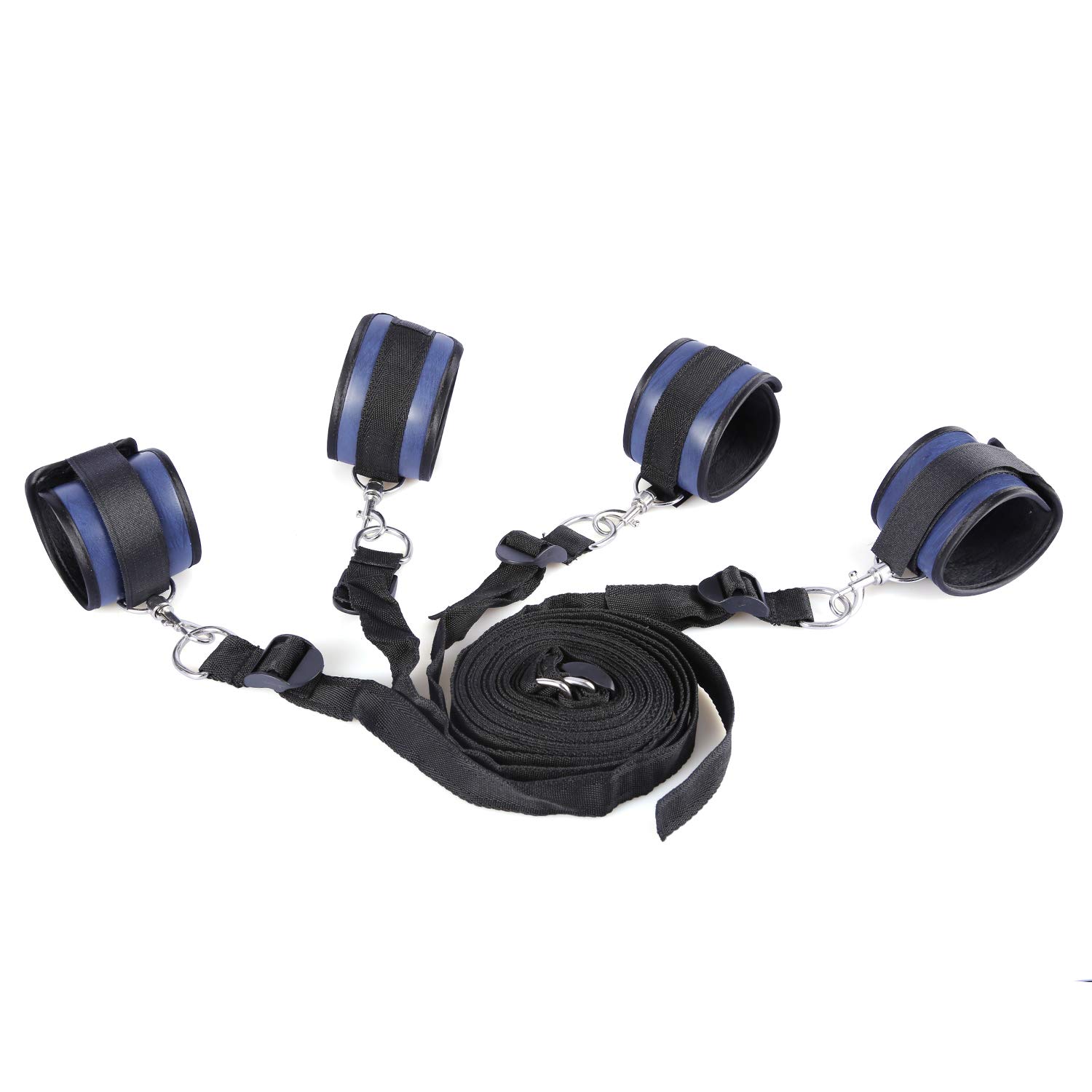 Adjustable 4 PU Leather Straps for Ankle-Hand-Wrist Sports Exercise Set Kit