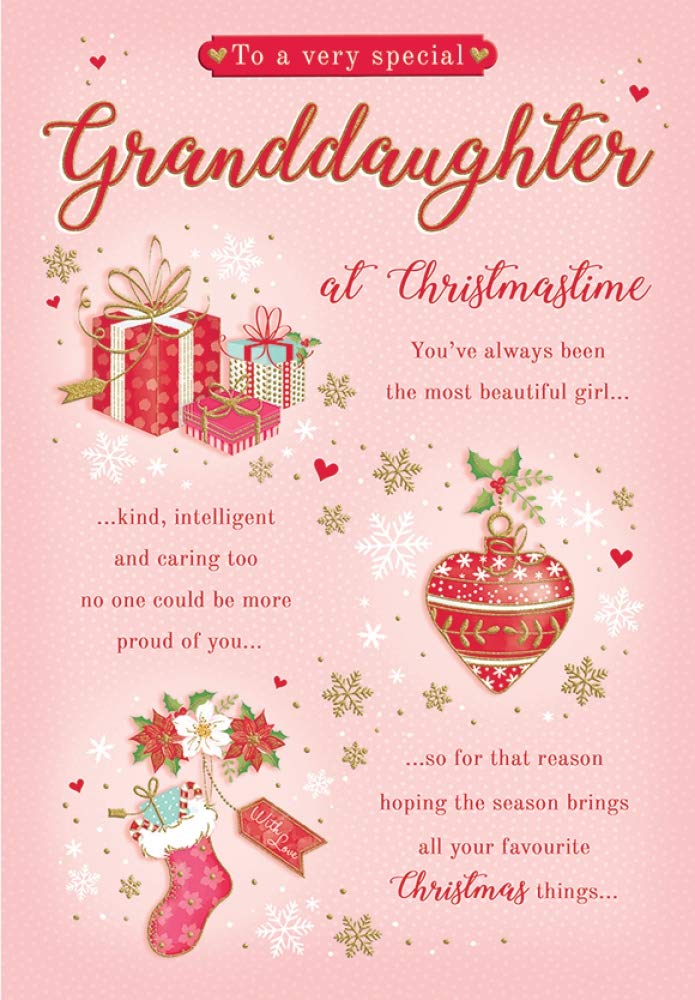 Tarjeta De Navidad Para Nieta ~ Para Mi Nieta Muy Especial Con