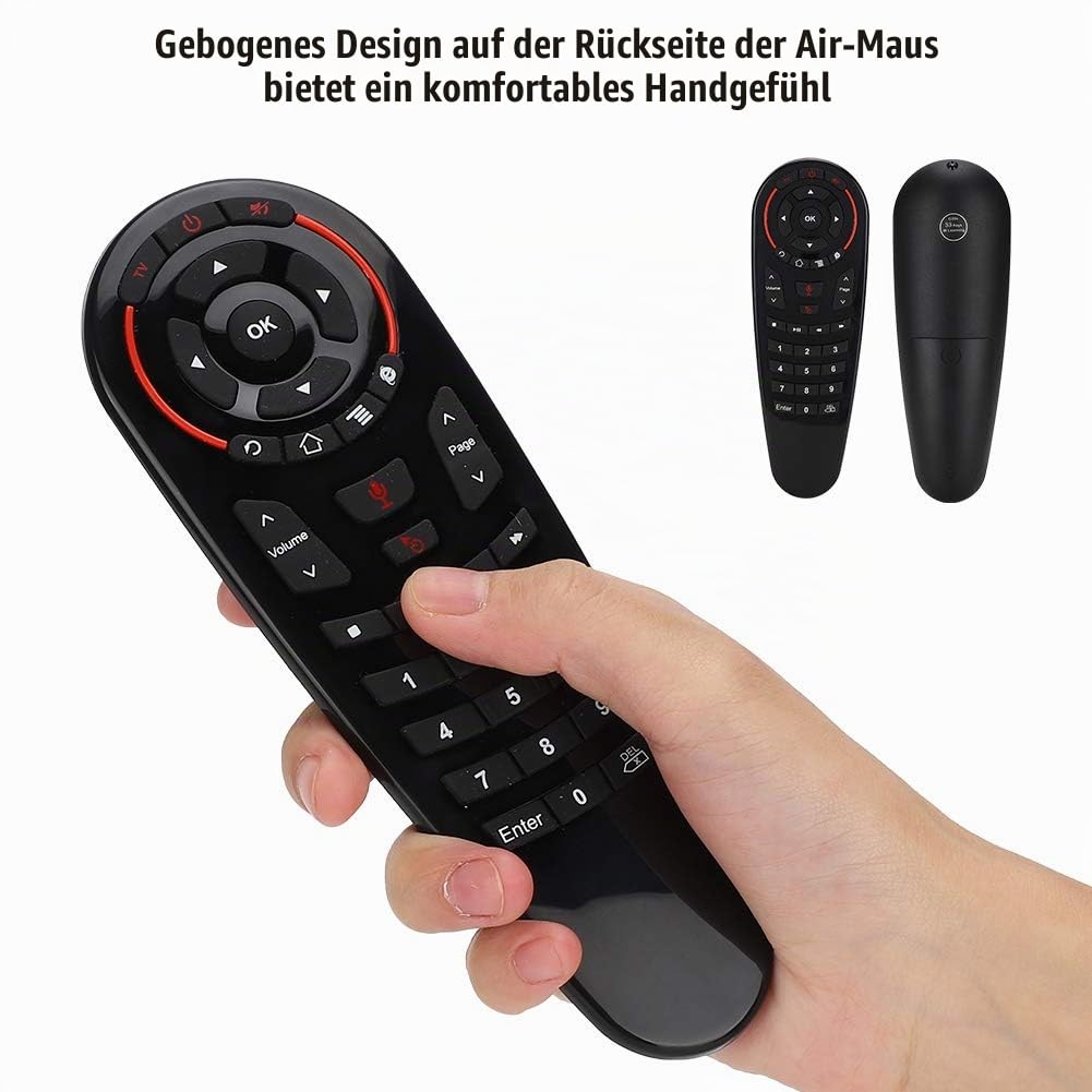 Intelligente Fernbedienung, G30S USB 2.4G Wireless Transmission Intelligent Voice Remote Controller Ersatz, Fly Air Mouse, mit 6-Achsen-Gyroskopsensor