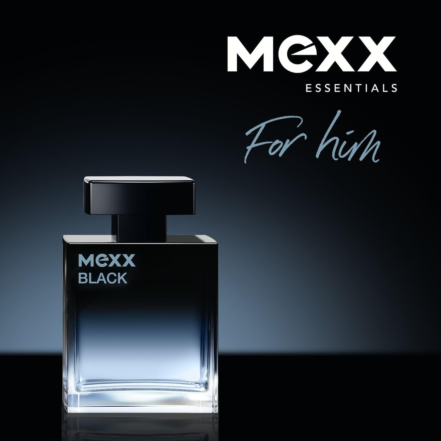 Mexx Black Woda Perfumowana dla Mężczyzn, o Drzewnych i Morskich Nutach Zapachowych, 50 ml