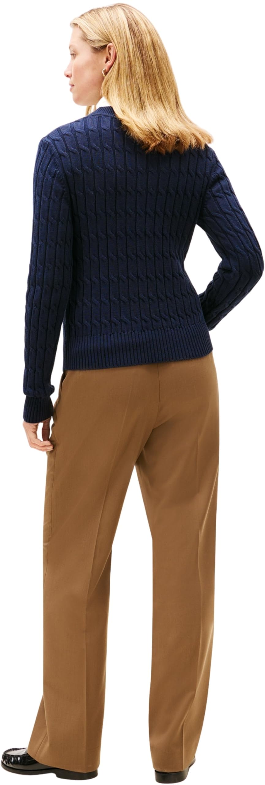 Tommy Hilfiger Co Cable Mid GG C-NK Ls SWT Ww0ww47644 Pull-Over Femme (Lot de 1)