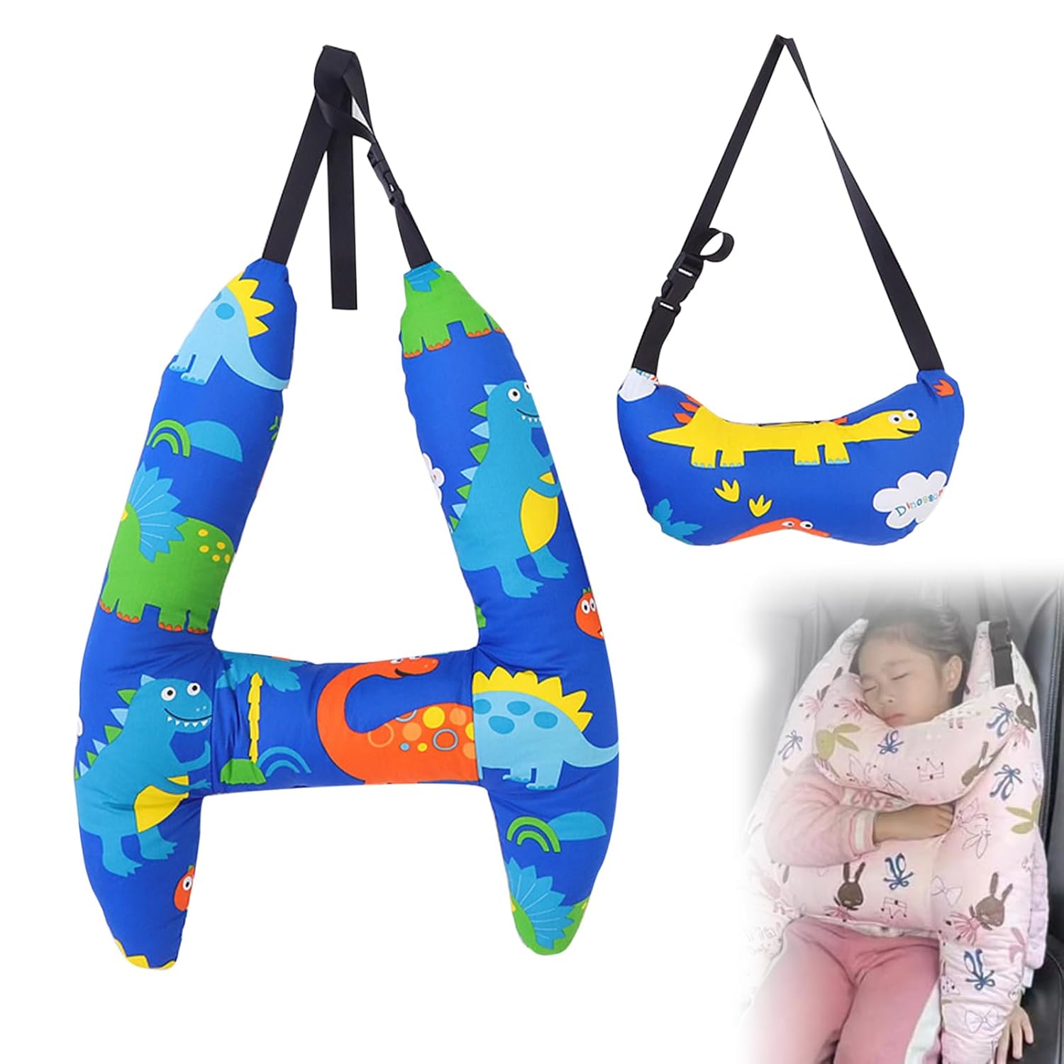 HShape Kid Car Sleeping Head Support,Baby Toddler Travel