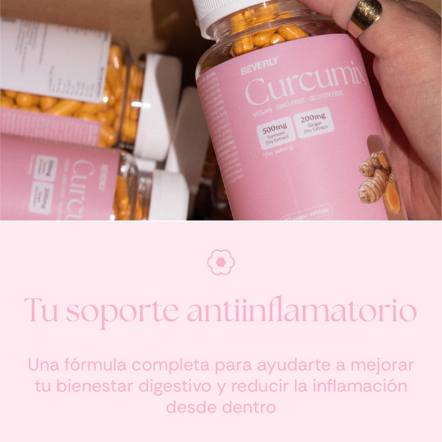 Beverly PACK SLIM Cellu Shape + Curcumix + Aloe Vera | Pack Reductor Integral | Celulitis, Inflamación y Tránsito | 30 servicios