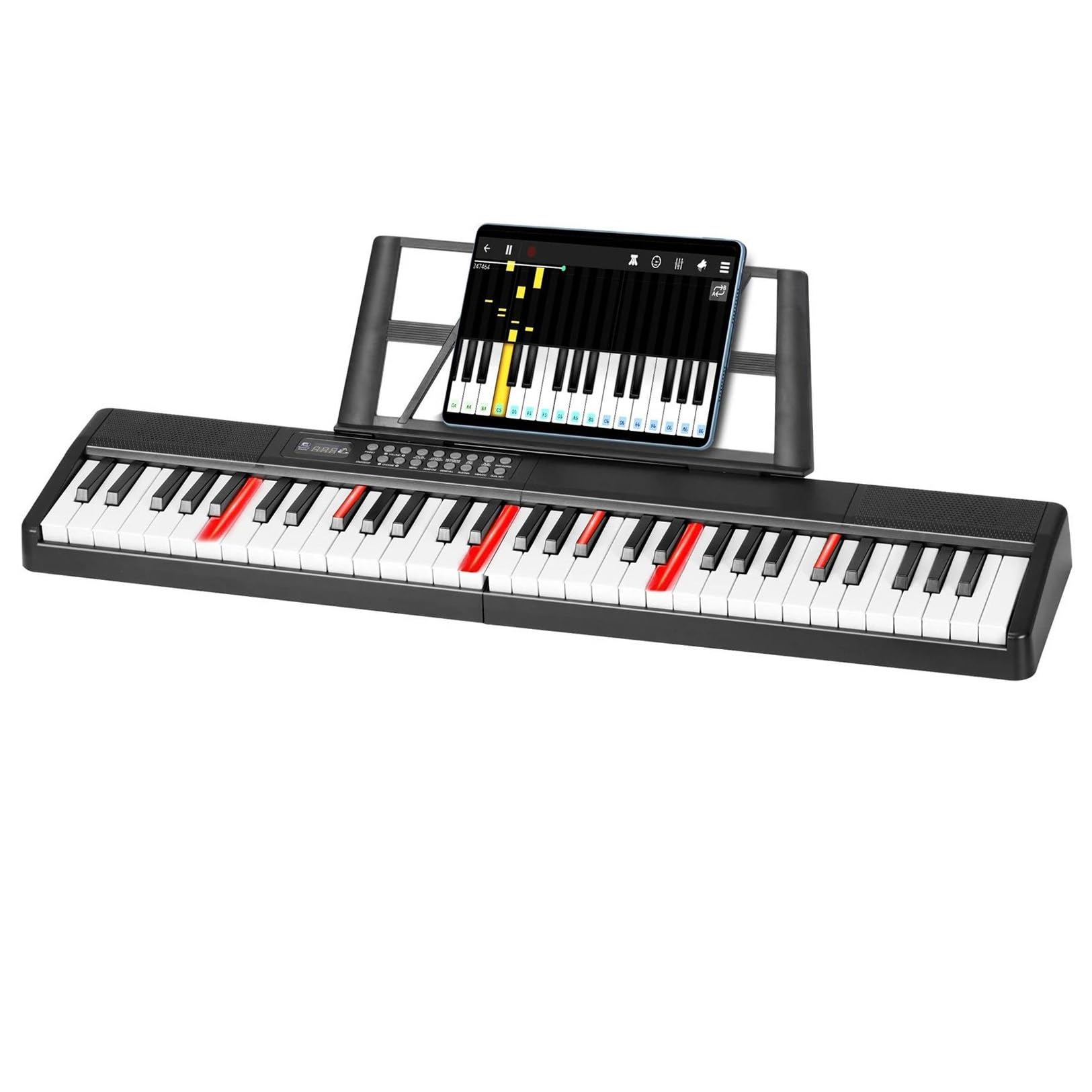 Profesjonalne Pianino Elektroniczne Przenośne Pianino Składane Z 61 Klawiszami 1000 Tonów 150 Utworów Demonstracyjnych