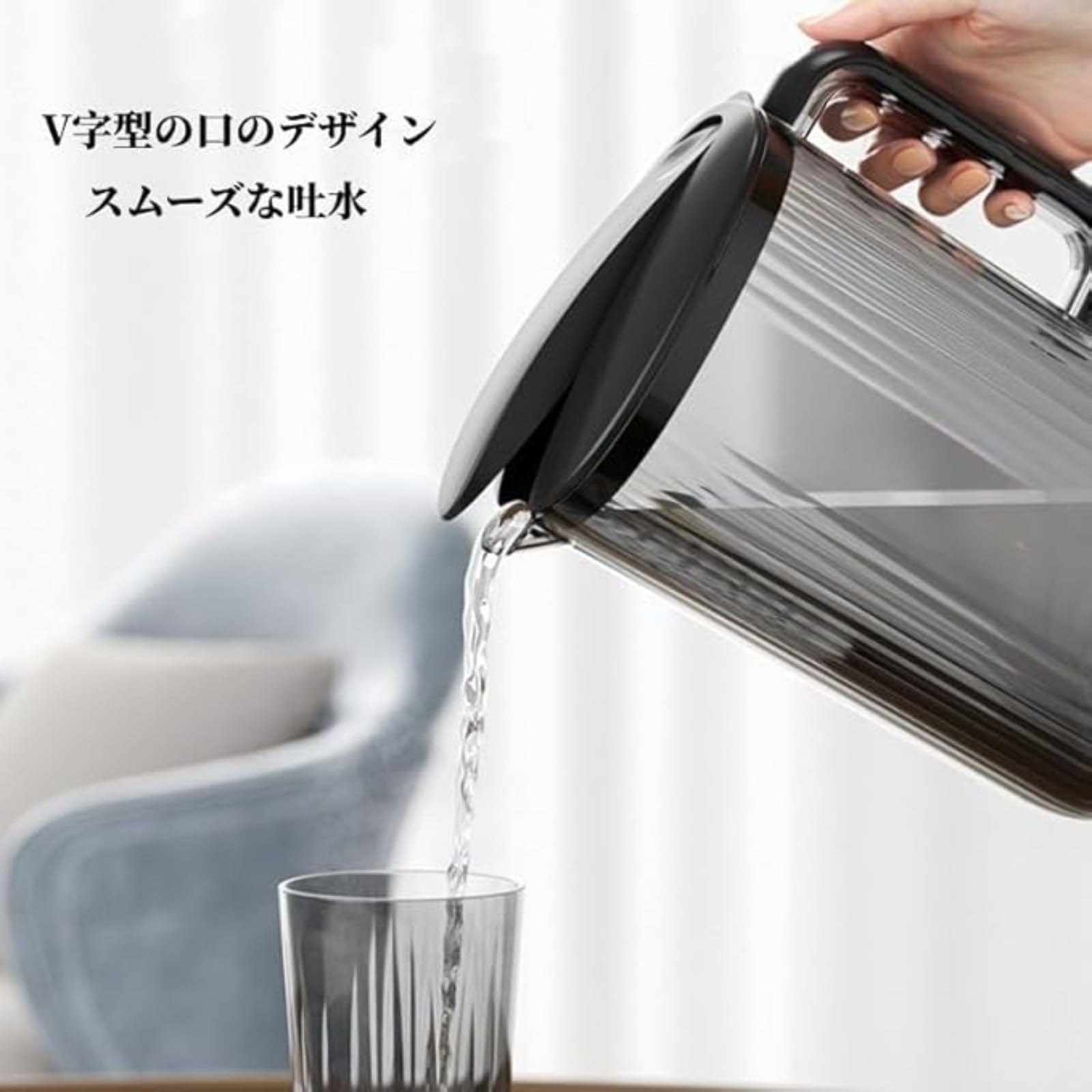 お茶入れ Amazon | ピッチャー 2リットル 麦茶ポット 食品グレードのPP素材 お冷